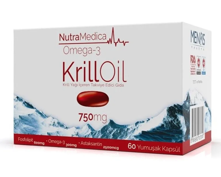 Nutramedica Omega-3 Krill Oil 750 mg 60 Kapsül