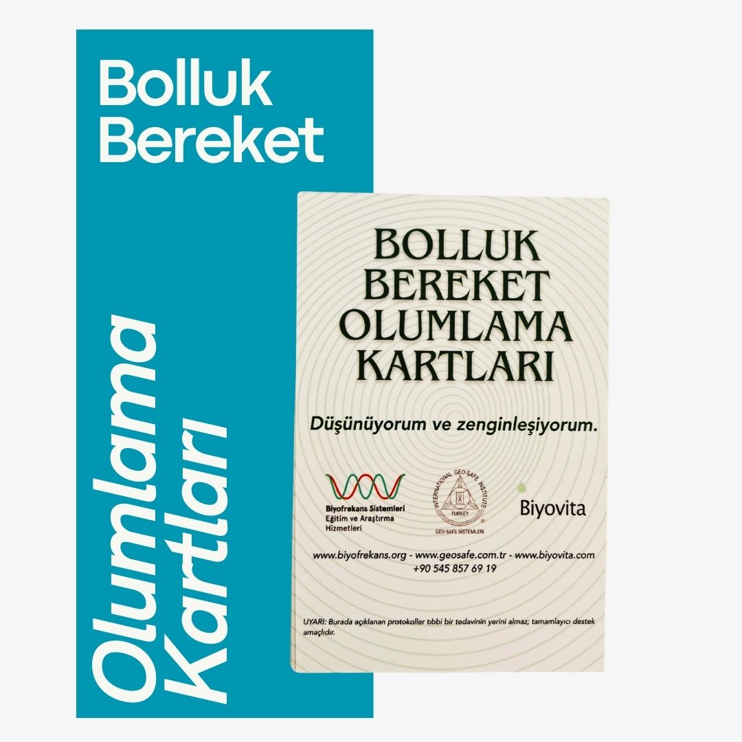 Bolluk Bereket Olumlama Kartları
